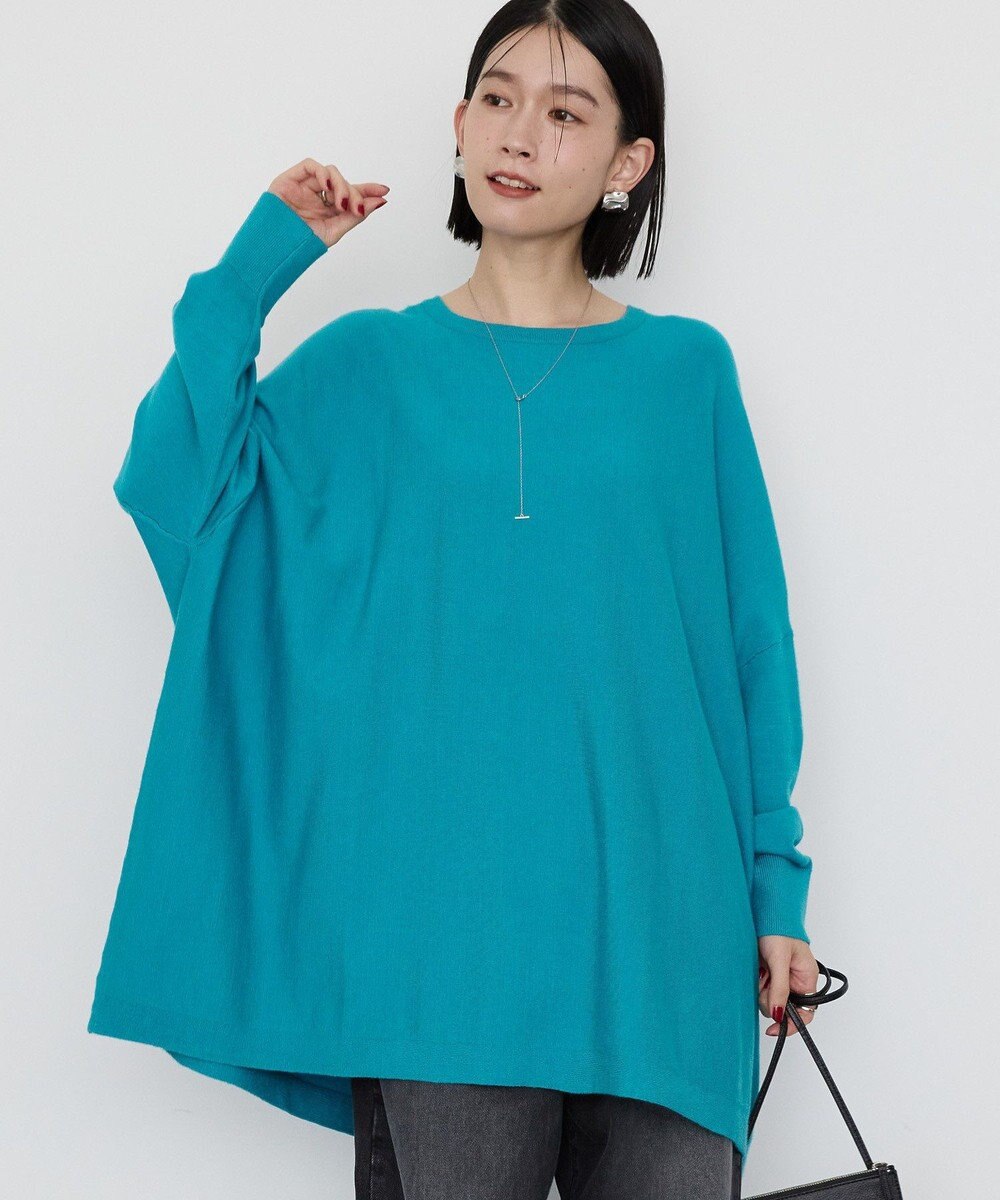 AMERICAN HOLIC バイパチポンチョライクＢＩＧニットプルオーバー 