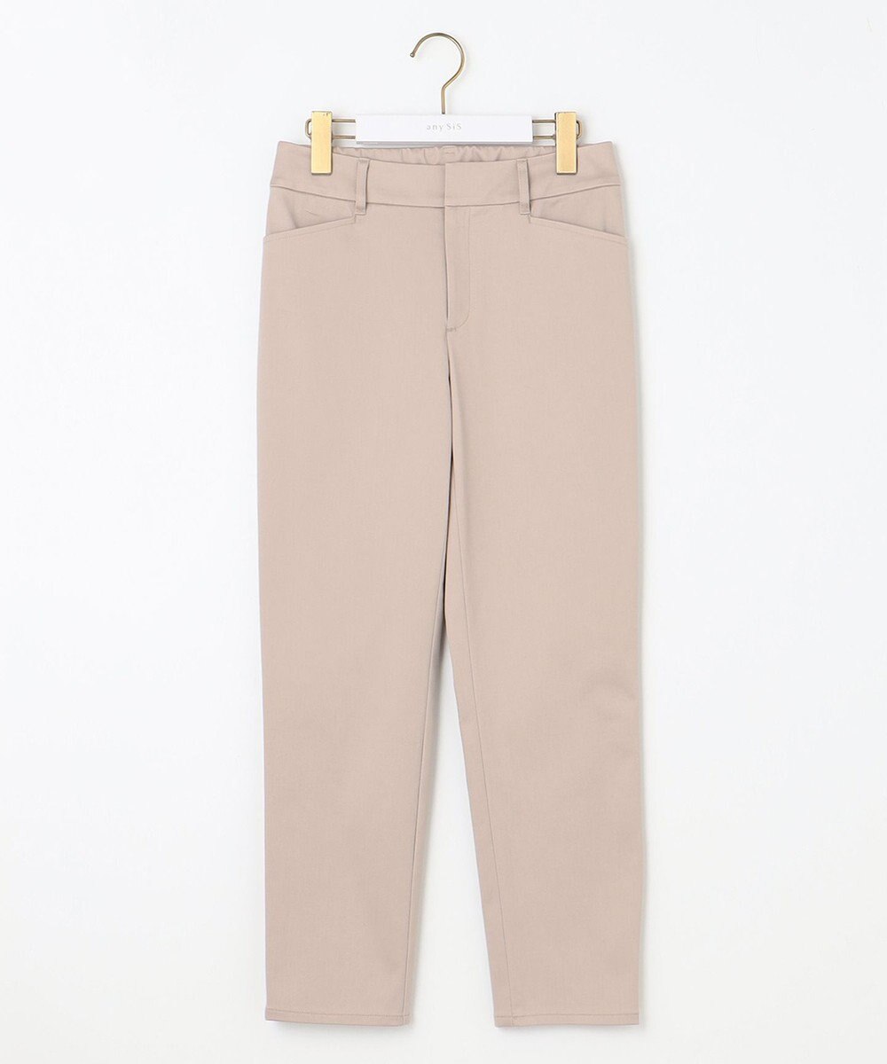 ANY SIS 【撥水機能】サテンストレッチビューティー パンツ 