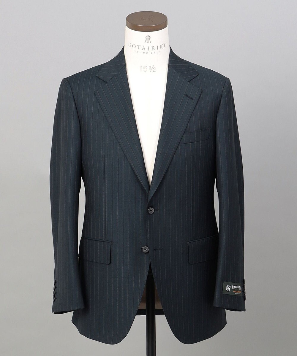 GOTAIRIKU 【DORMEUIL/ドーメル】ミレニアル　通年スーツ＿ダークグリーン 