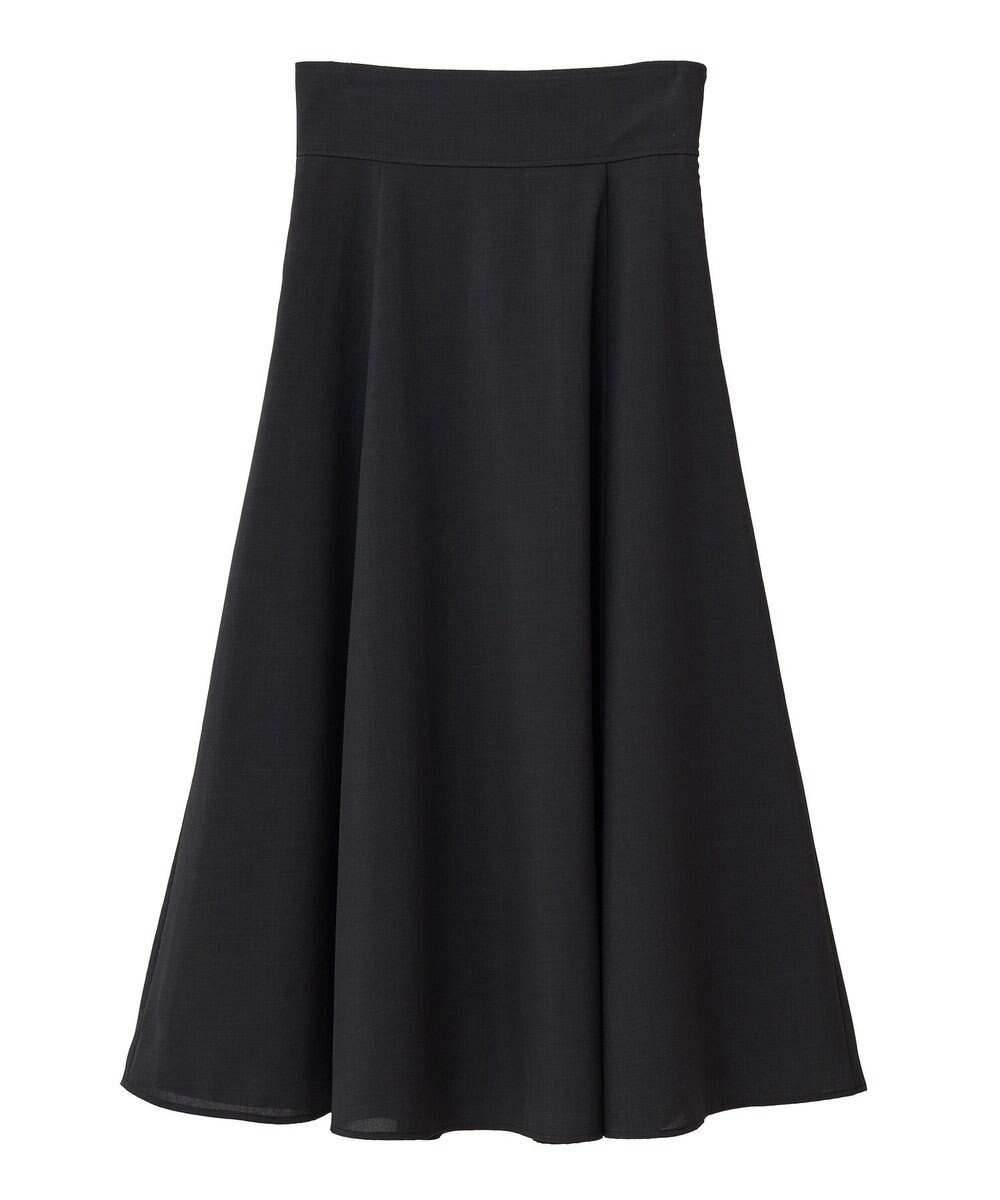 earth music&ecology シアーバックレースアップフレアスカート 