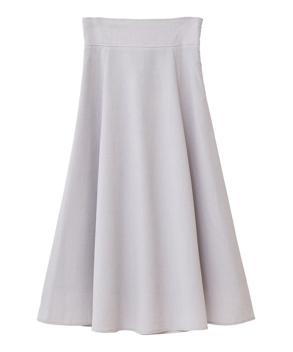 earth music&ecology シアーバックレースアップフレアスカート 