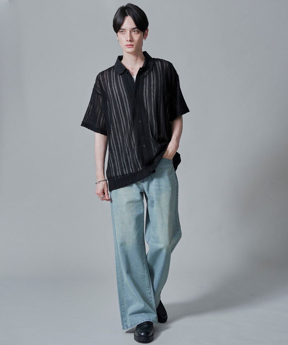 WEGO 【２点SET】アンサンブルシアーシャツ（SS） 