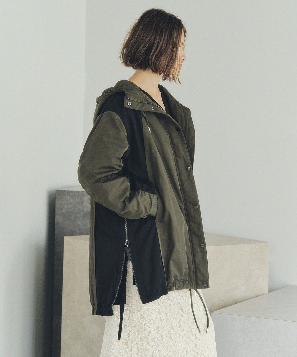 YECCA VECCA パディングフーディーコート 