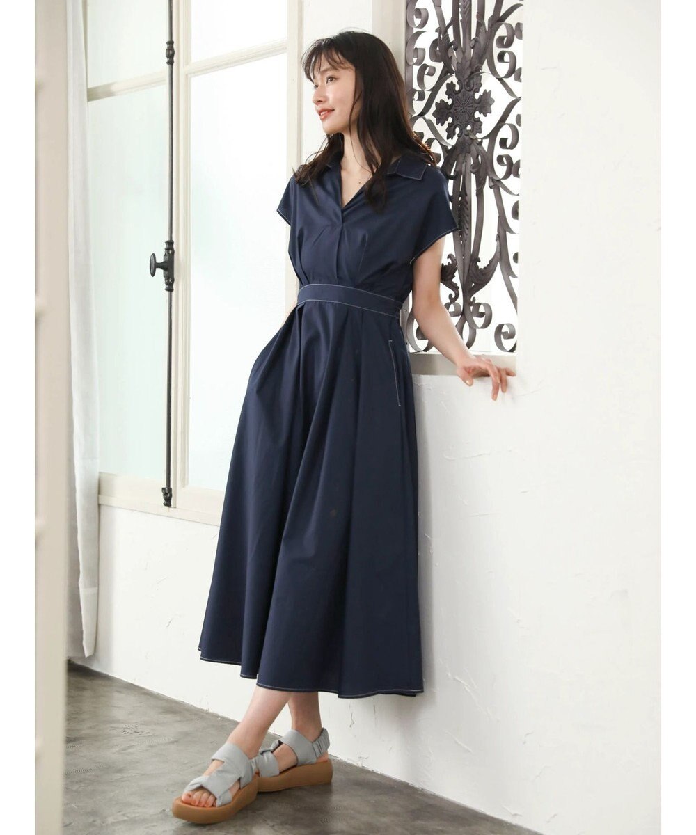 Green Parks ・ＥＬＥＮＣＡＲＥ　ＤＵＥ　スキッパーワンピース 