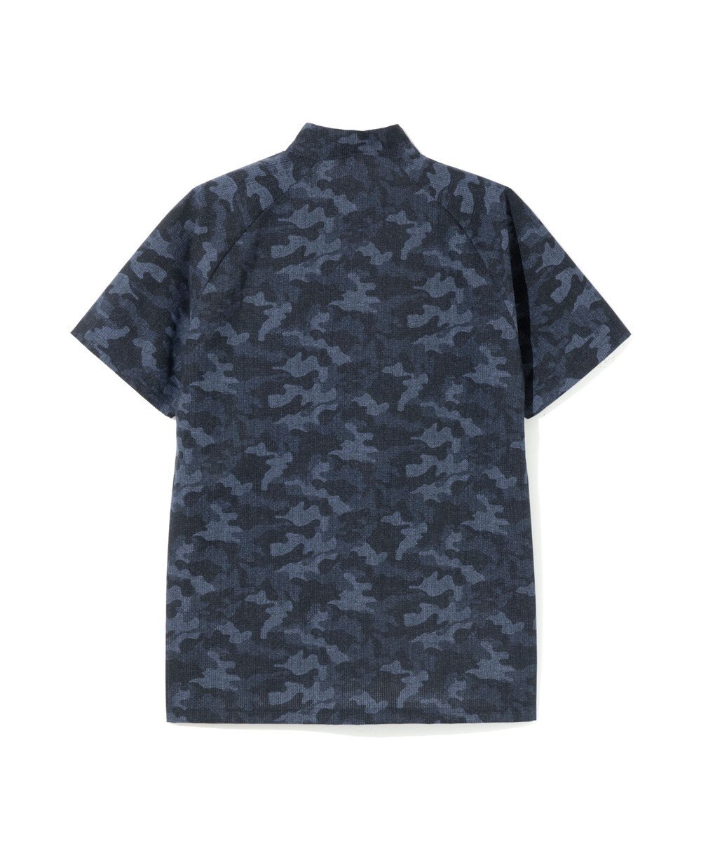 ZERO HALLIBURTON クールドッツ カモ柄モックネックTシャツ ZHG-M6S6b 85192 