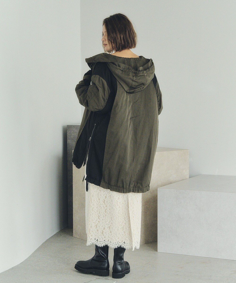 YECCA VECCA パディングフーディーコート 