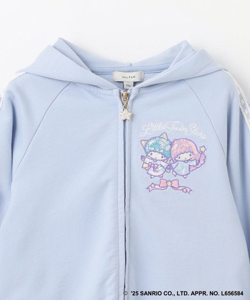 ANY KIDS 【any FAM× リトルツインスターズ 】キキ＆ララ 刺繍パーカー 