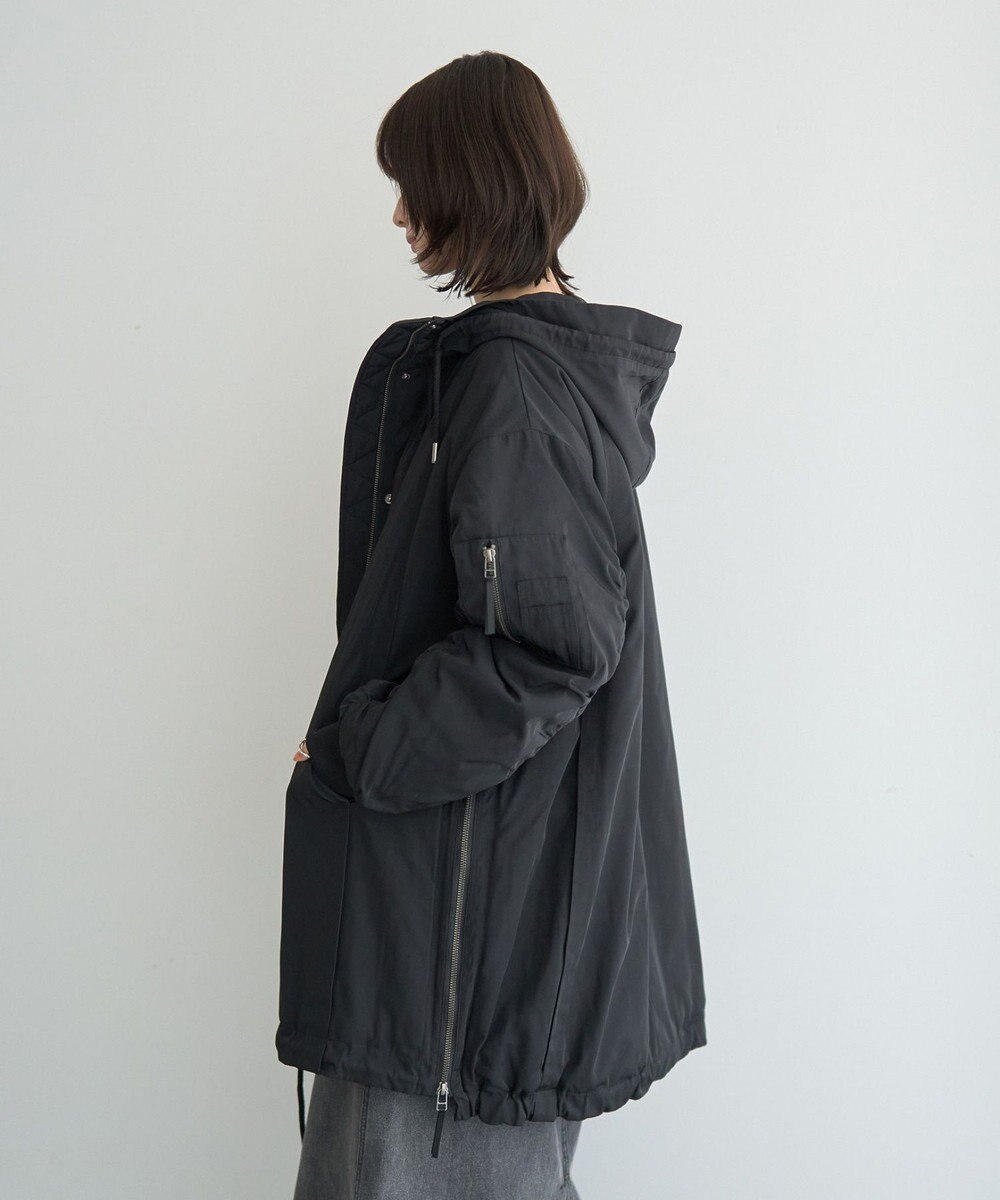 YECCA VECCA パディングフーディーコート 