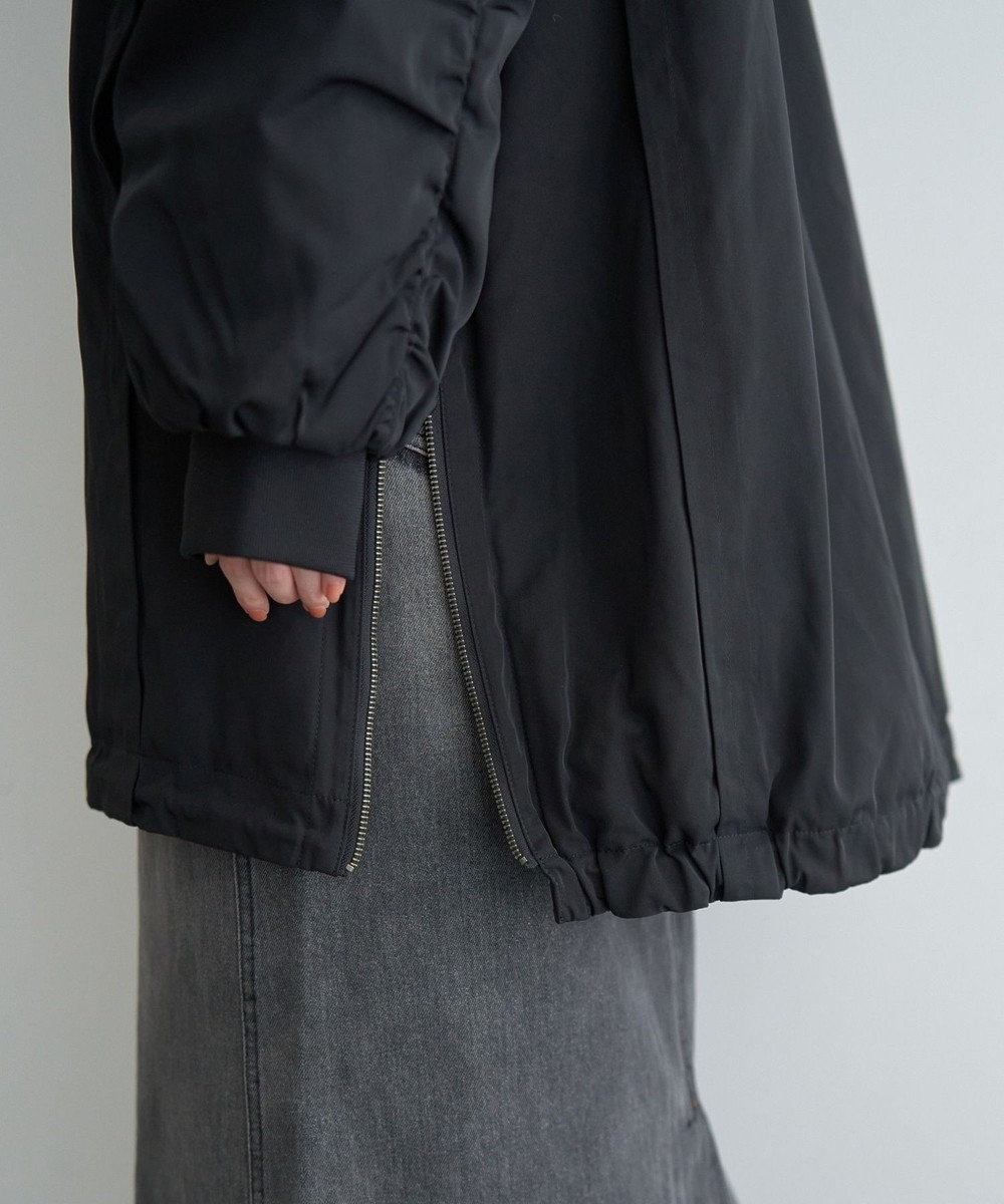 YECCA VECCA パディングフーディーコート 