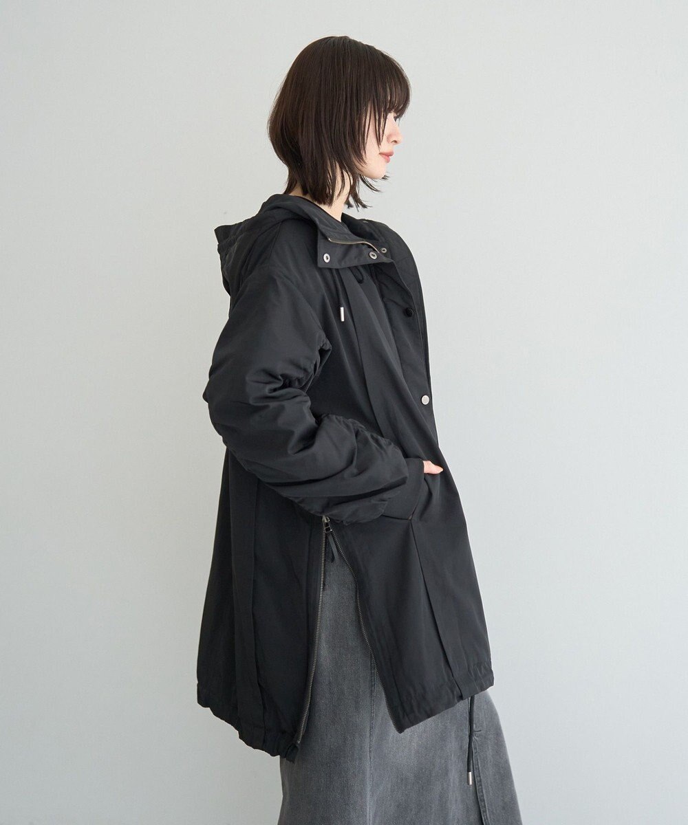 YECCA VECCA パディングフーディーコート 