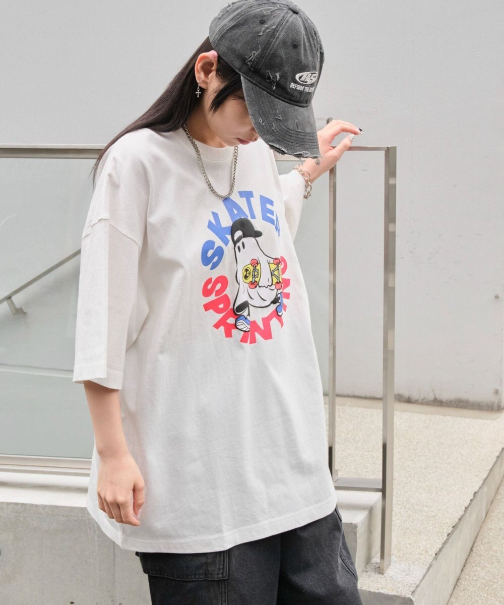 WEGO 【ユニセックス着用ITEM】アクセ付きグラフィックT（SS） 