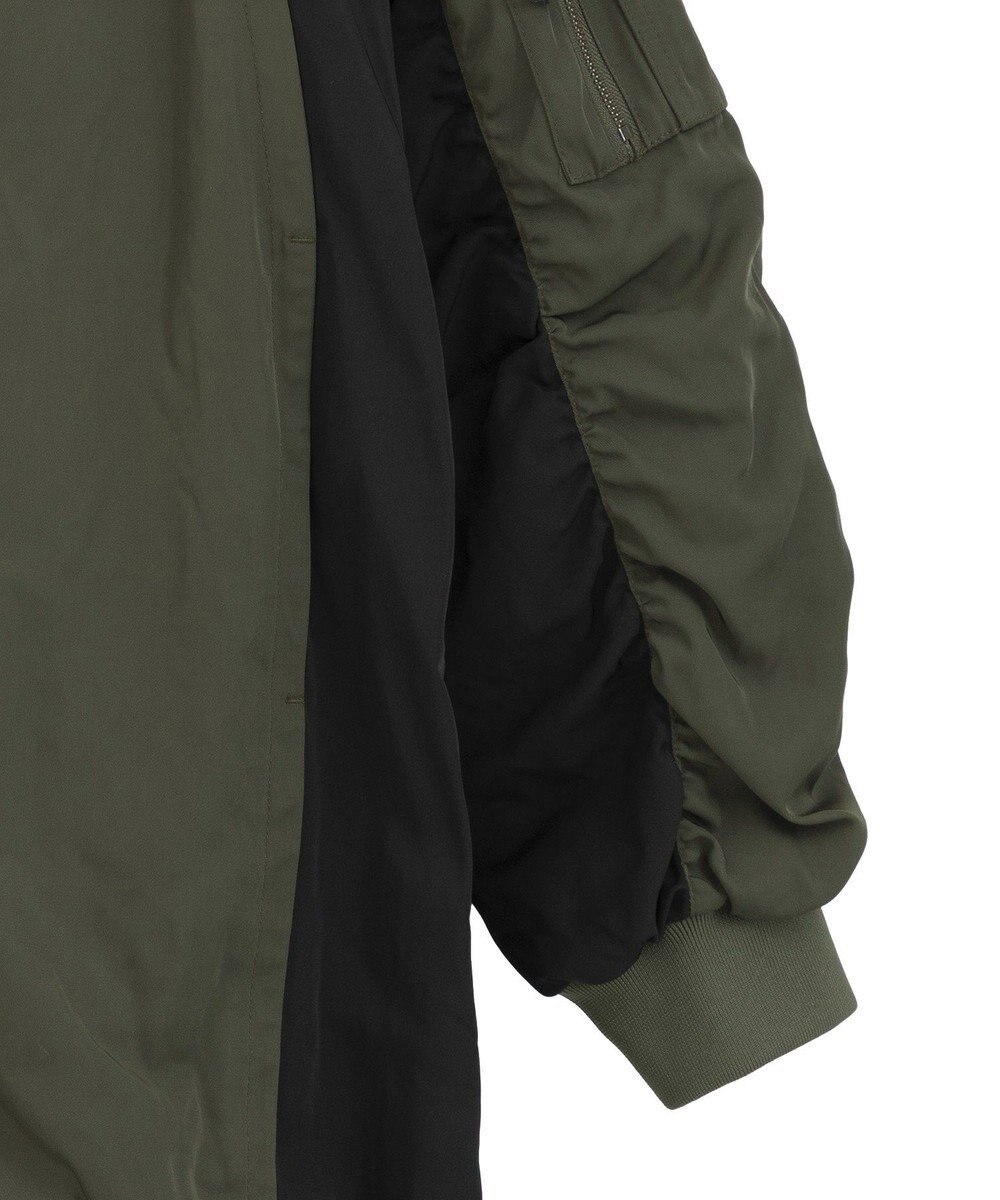 YECCA VECCA パディングフーディーコート 