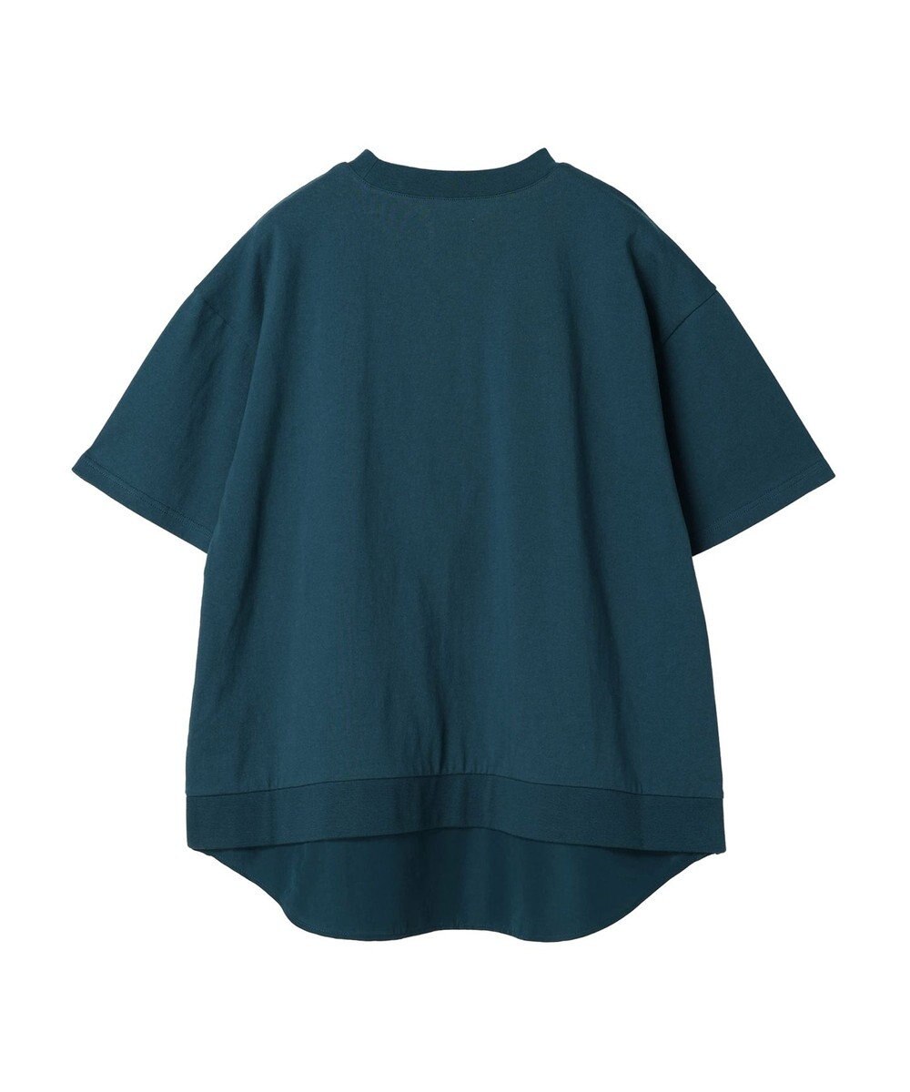 Green Parks 異素材切替ドッキングチュニック 