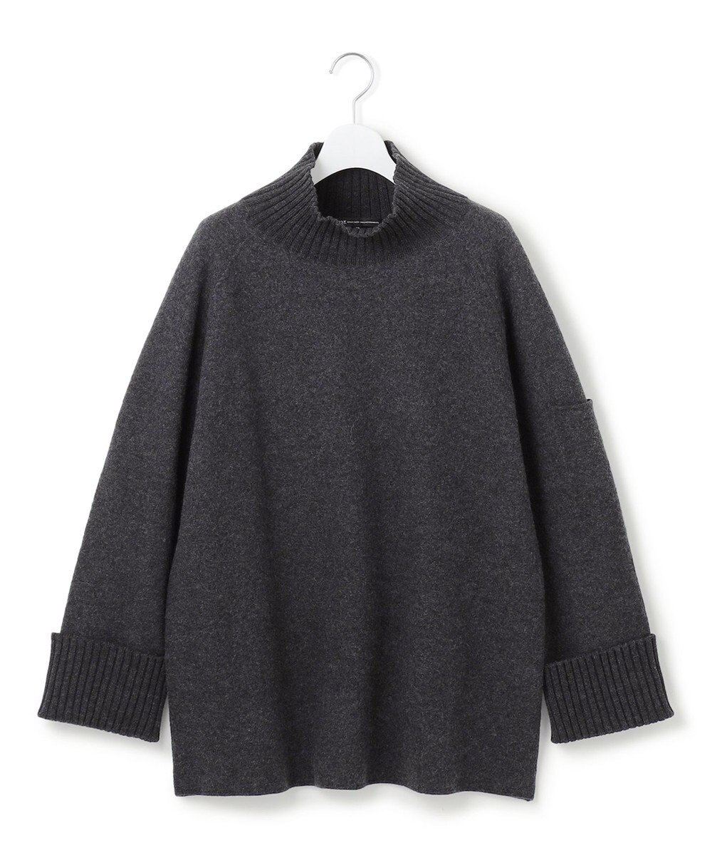 23区 S 【新色追加】ボイルドウールコンビニット チュニック 