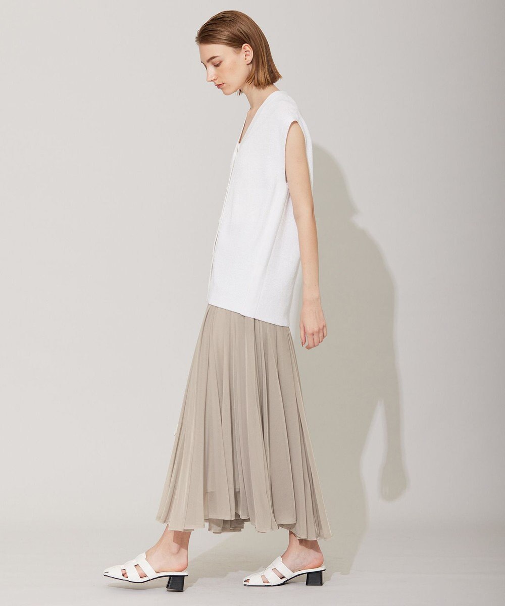 ICB 【洗える】 リネンブレンドシャイン ベスト 