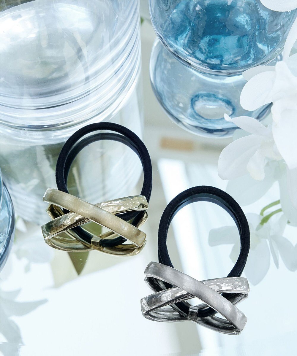 Tiaclasse クロスモチーフヘアゴム 