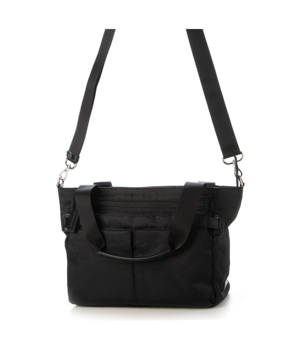 LA BAGAGERIE フロントポケット　スクエアナイロントート 