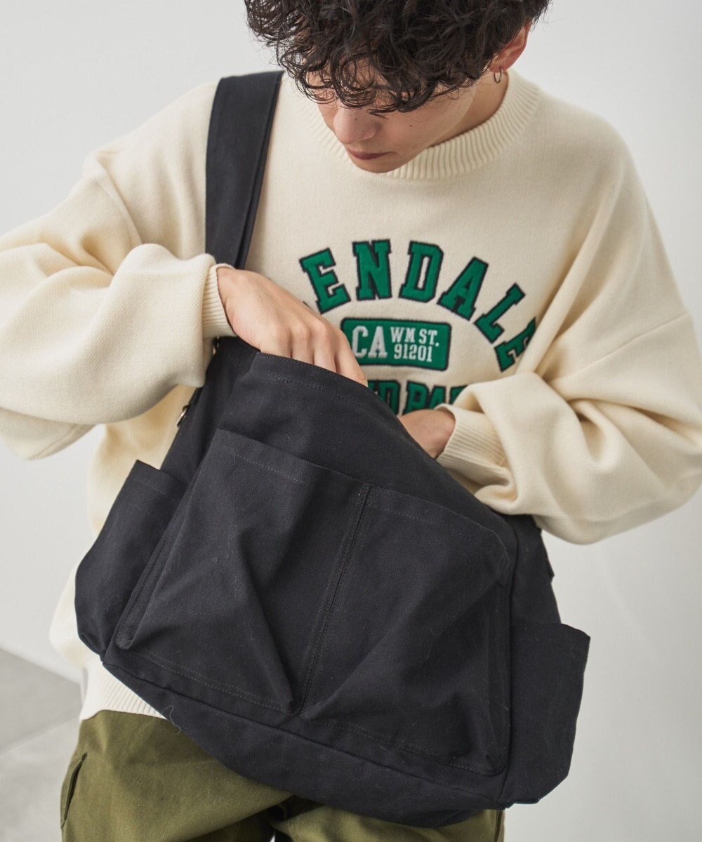 WEGO 立体ポケットキャンバスショルダー 