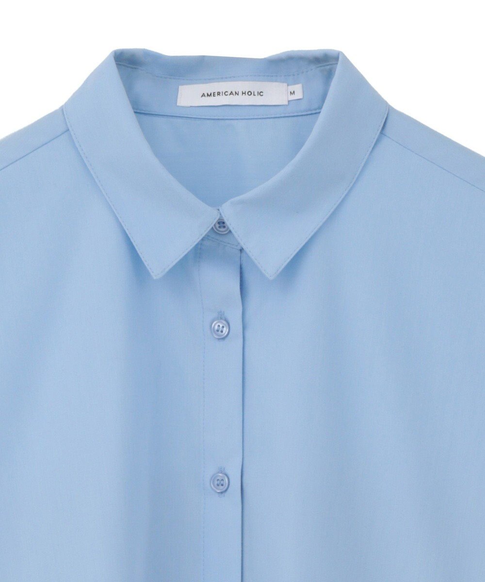AMERICAN HOLIC 【イージーケア】バックプリーツシャツ 