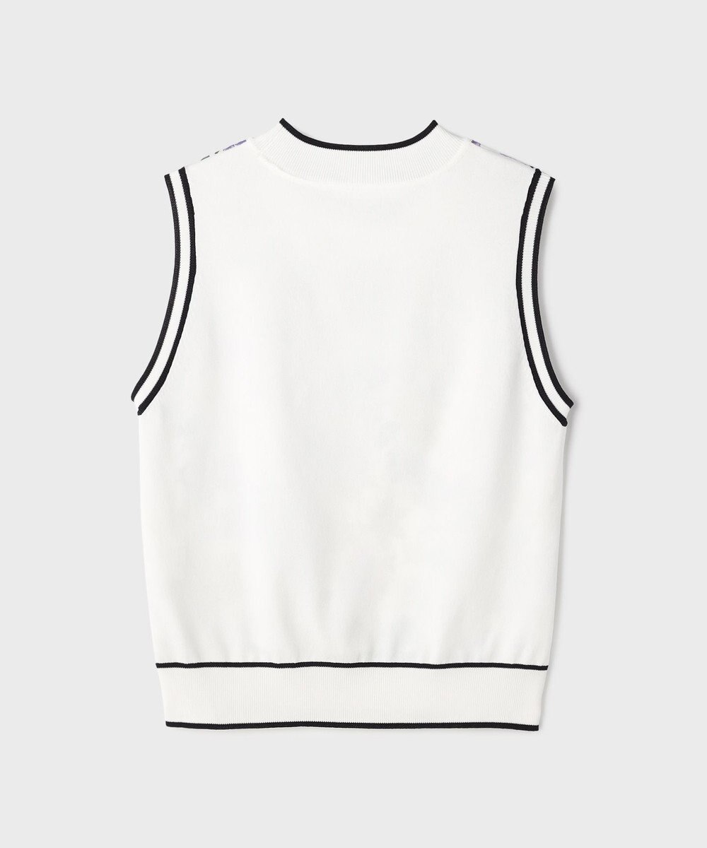 GRACE CONTINENTAL フラワープリントニットトップ 