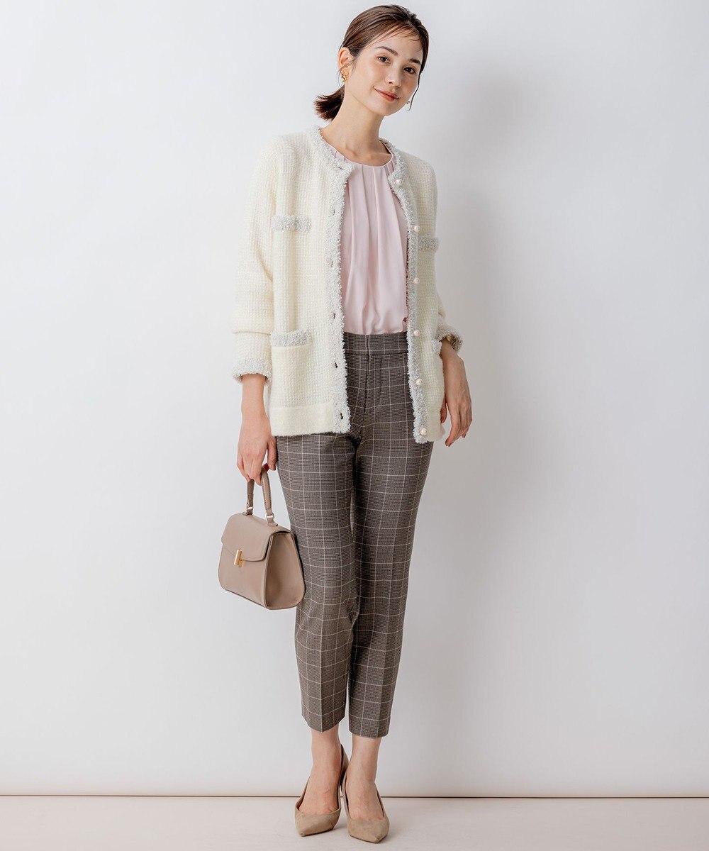 組曲 ツイードニット ジャケット 