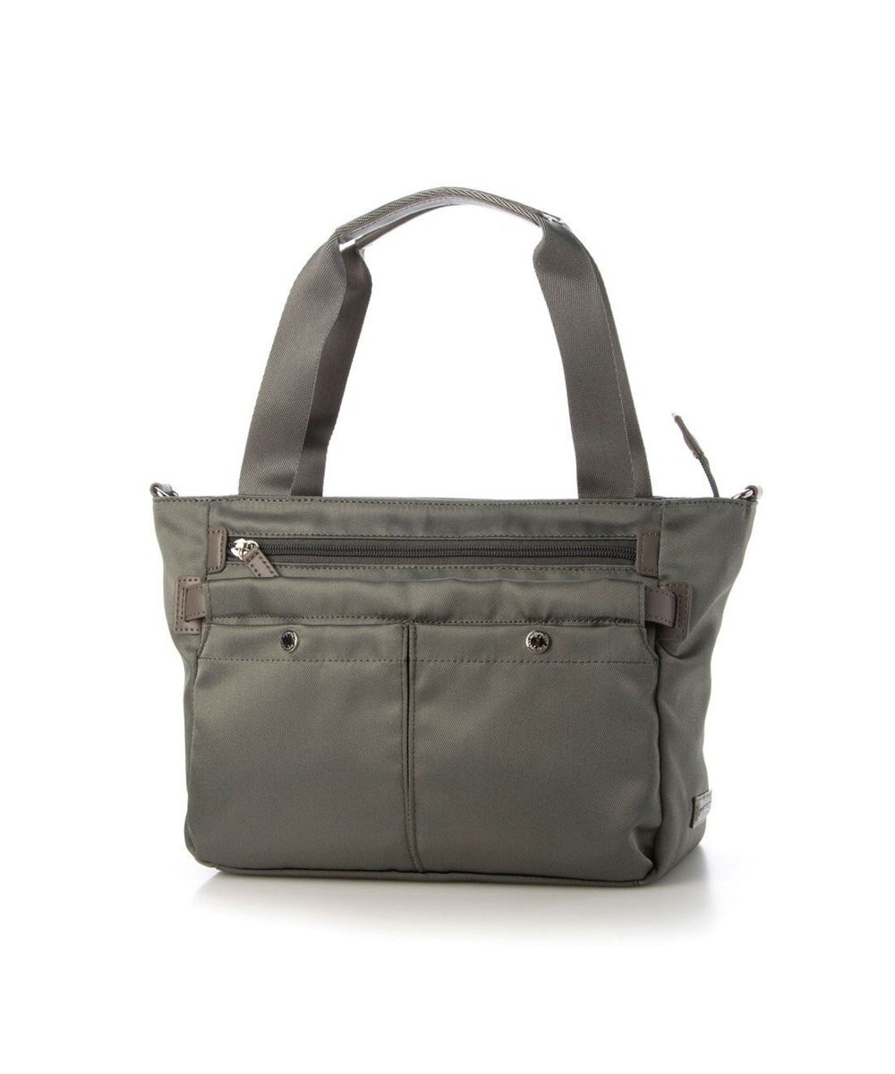 LA BAGAGERIE フロントポケット　スクエアナイロントート 