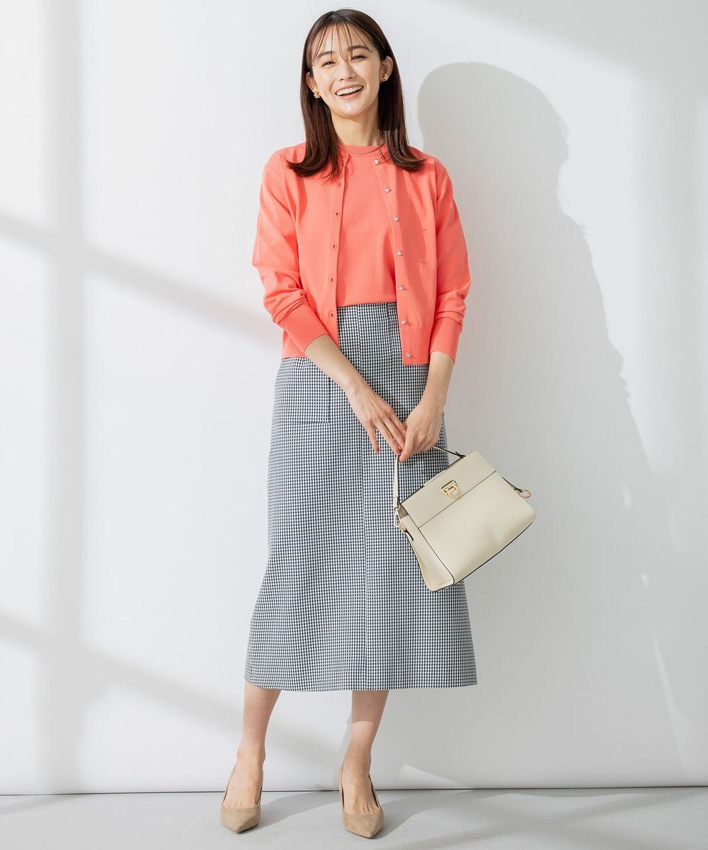 組曲 【8色展開・アンサンブル対応】ブーケカラーカーディガン 