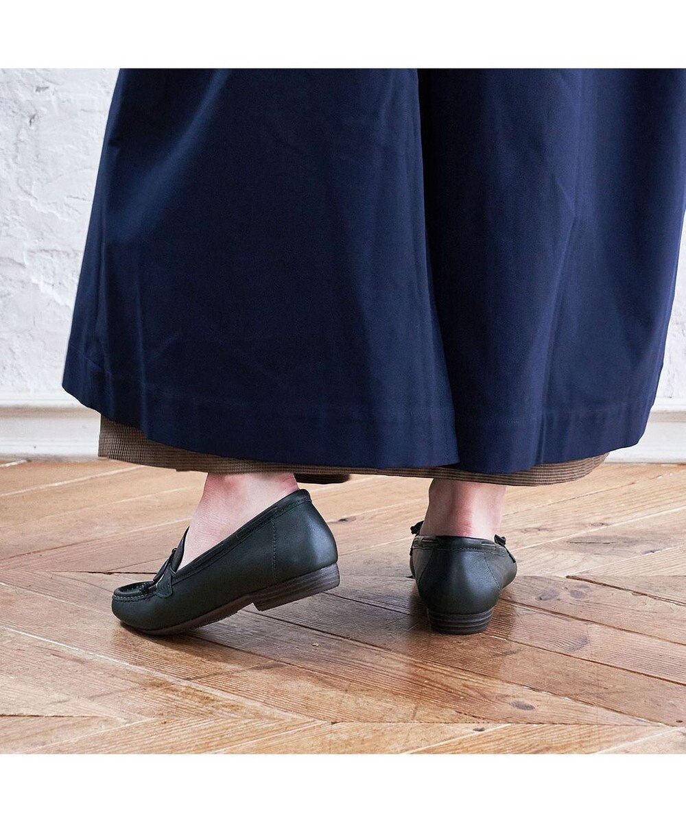 ing <ing>【3E】リボンモカシンシューズ 