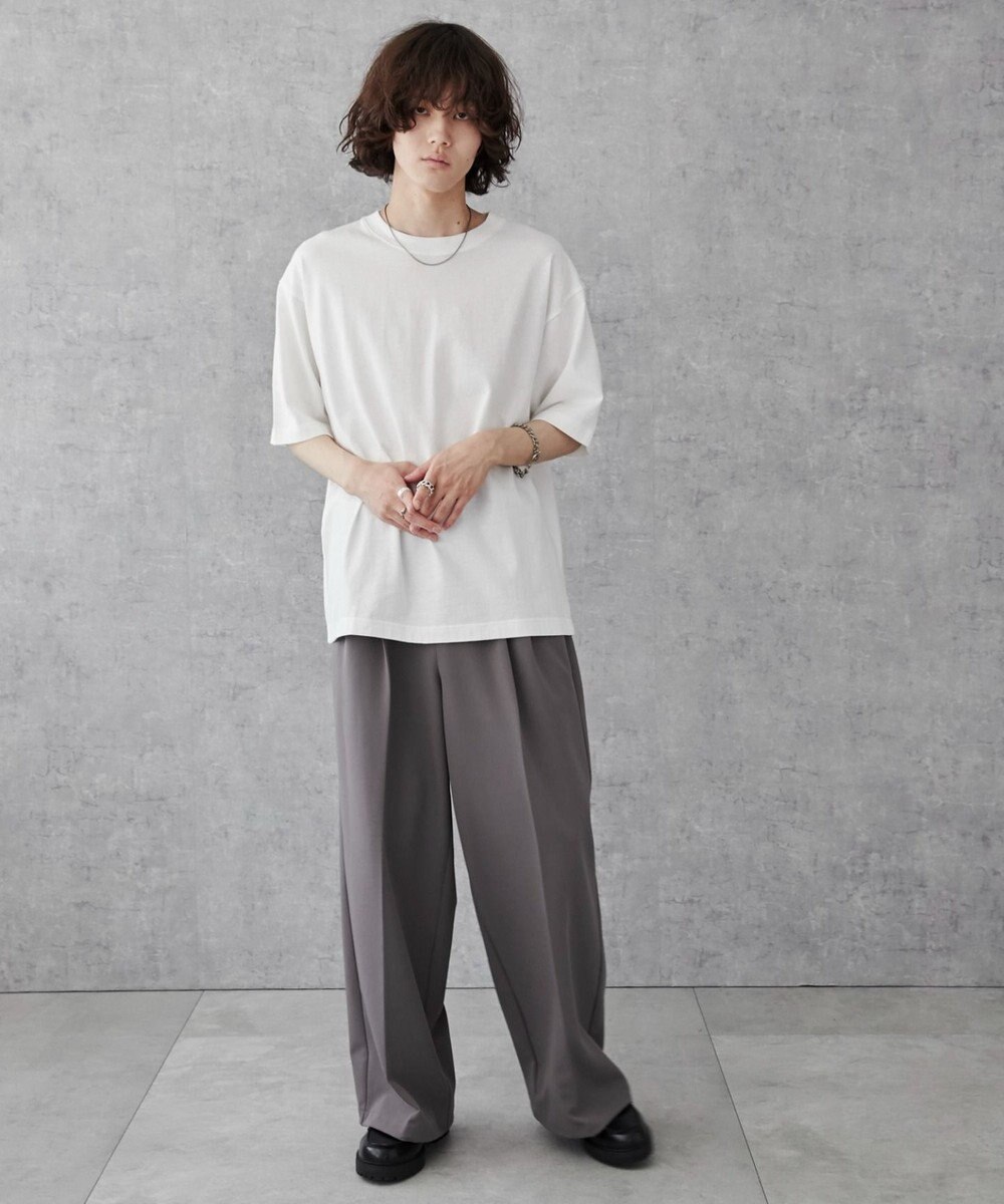 WEGO 【ユニセックス着用ITEM/綿100%/XSSMLサイズ展開】リラックスフィットコットンT 