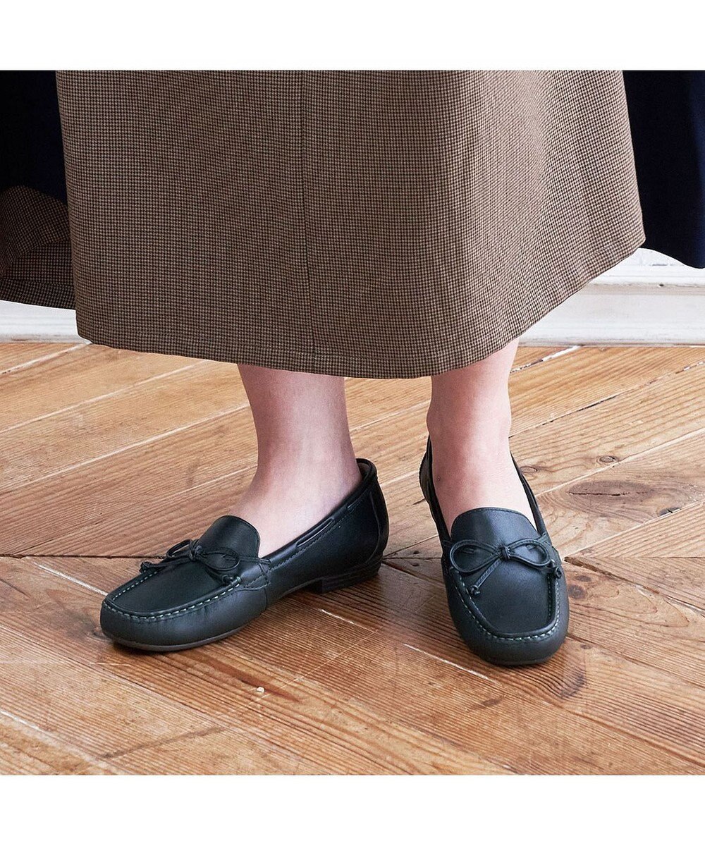 ing <ing>【3E】リボンモカシンシューズ 