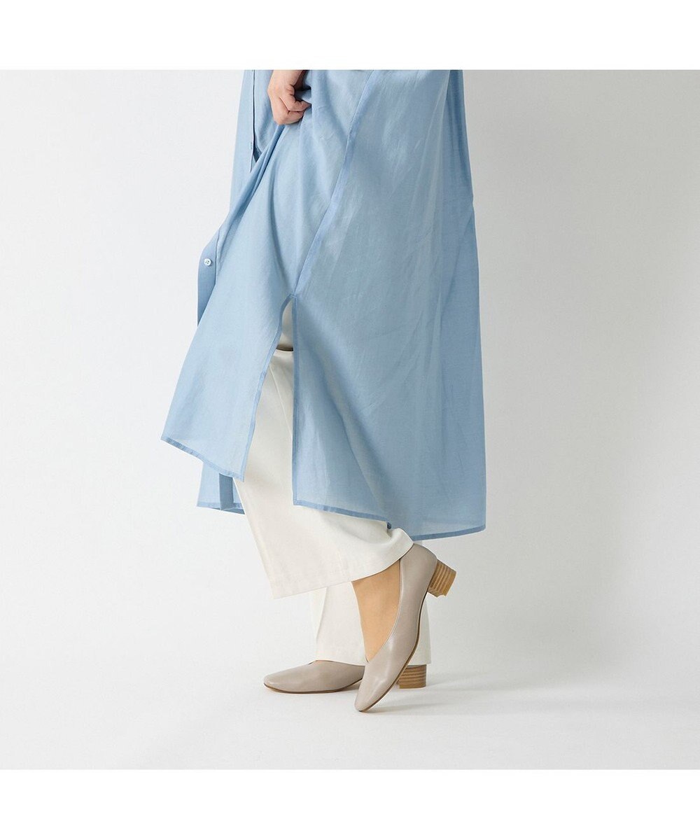 ing <ing>【WEB限定】【レイン対応】スクエアトゥVカットパンプス 