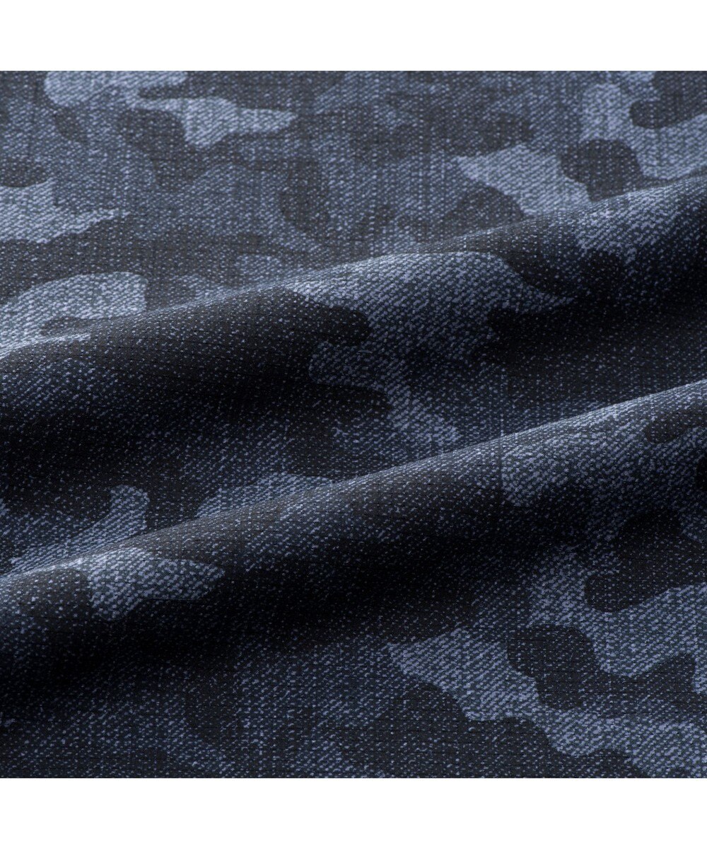 ZERO HALLIBURTON クールドッツ カモ柄モックネックTシャツ ZHG-M6S6b 85192 