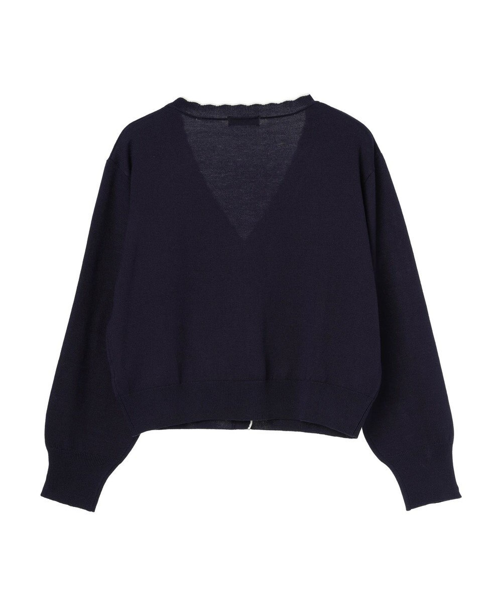 earth music&ecology ちびスカラップカーディガン 