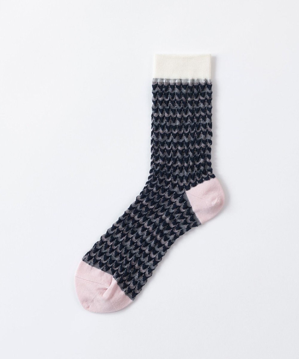 TRICOTE ウェーブボーダー バンピーソックス 