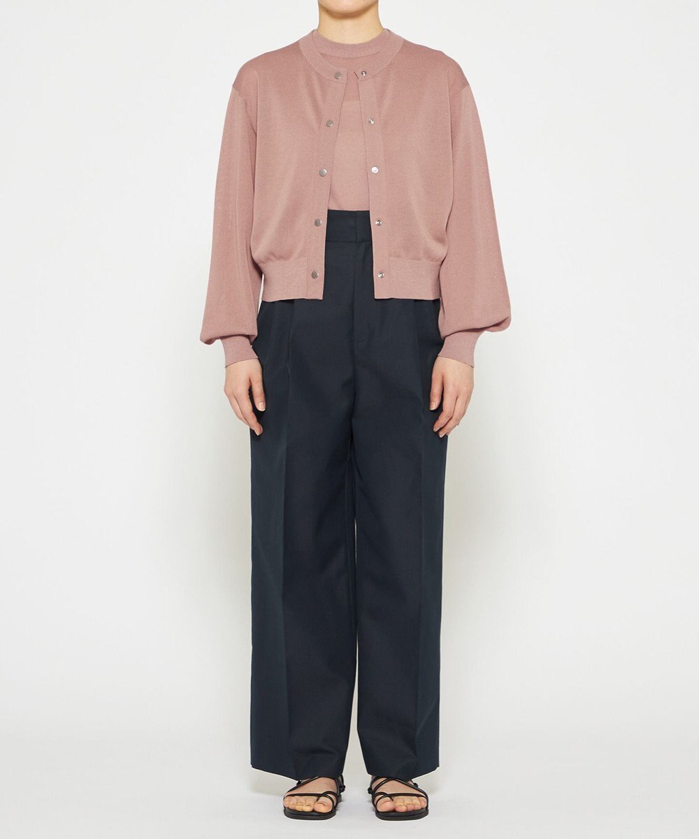 uncrave 【手洗い可】シアー ニットカーディガン（uncrave STANDARD） 