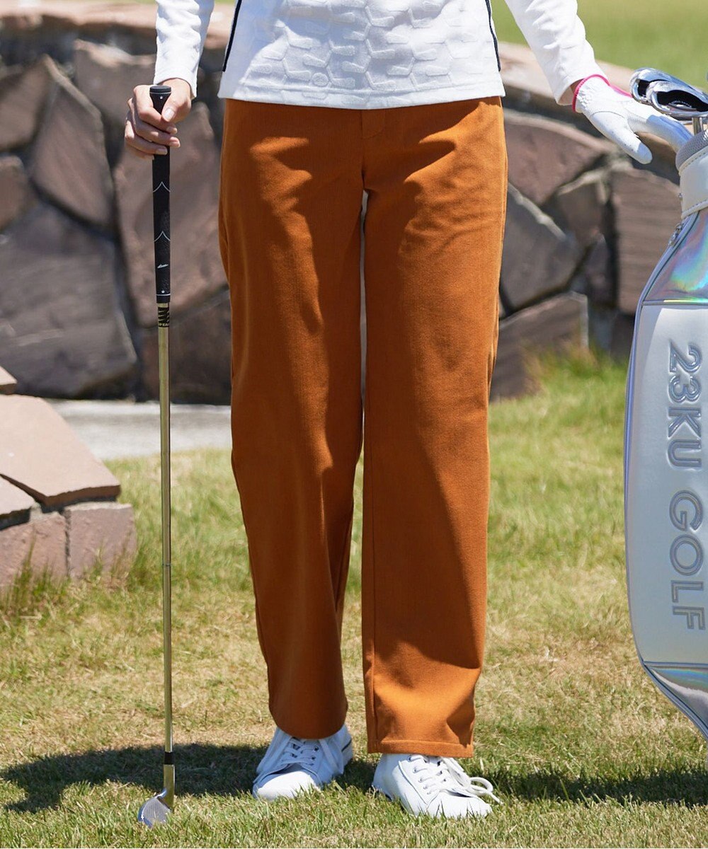 WOMEN】【ストレッチ】コーデュロイ カラーパンツ / 23区GOLF