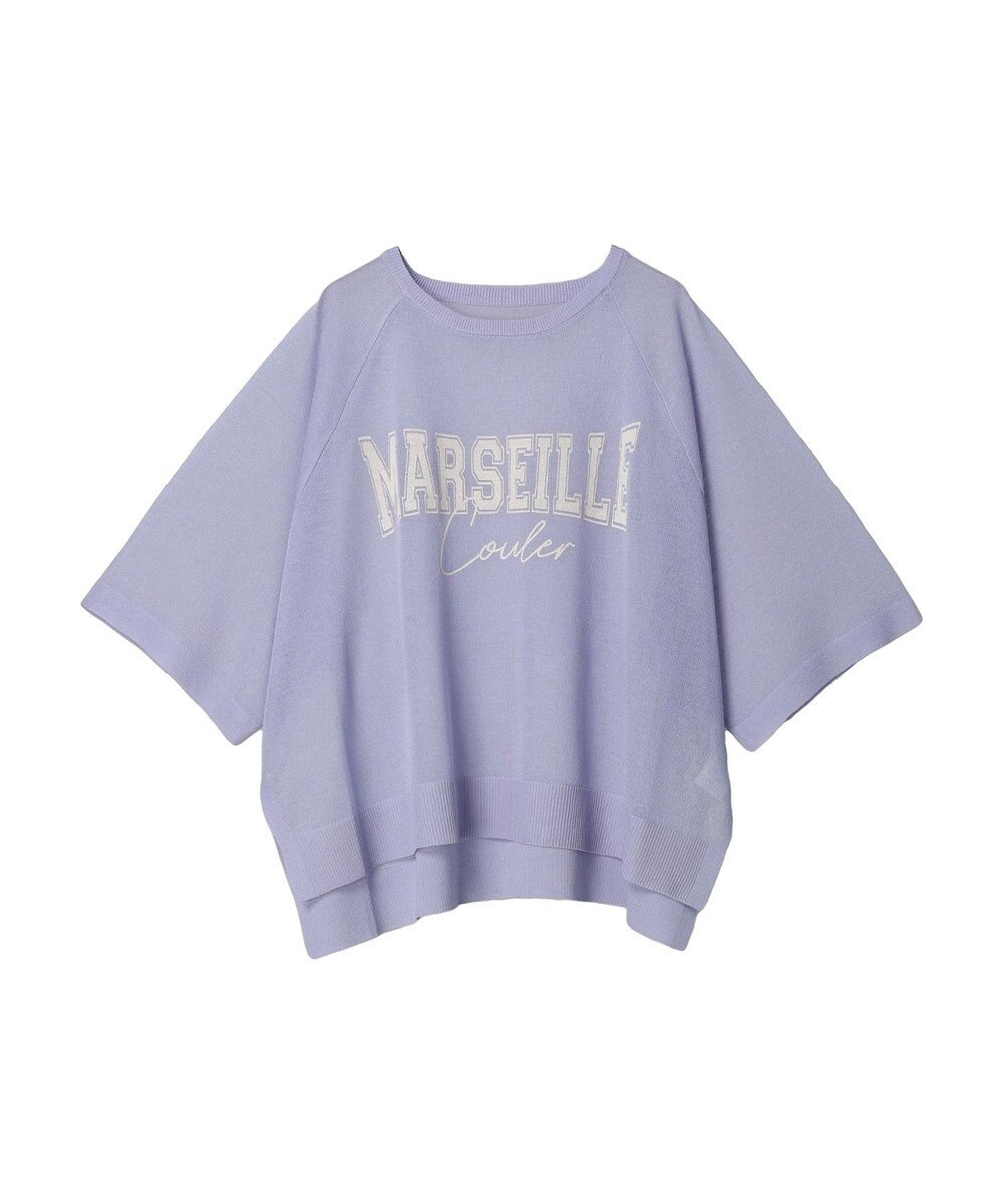 Green Parks シアーロゴニットプルオーバー 