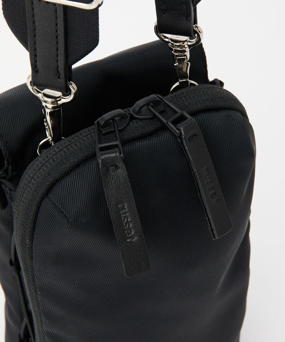 russet ≪500mlペットボトルが入る≫ナイロン多機能ミニショルダーバッグ(CE-1613) 