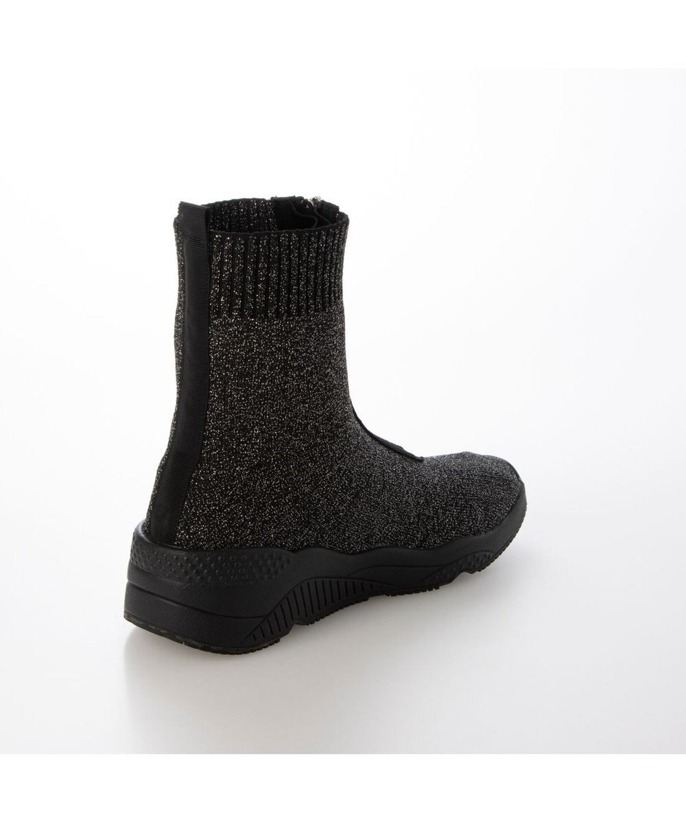 MODE ET JACOMO <carino>フロントジップニットブーツ 