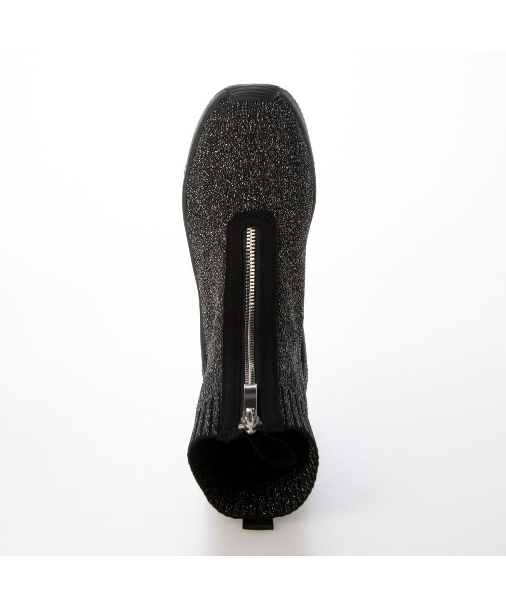 MODE ET JACOMO <carino>フロントジップニットブーツ 