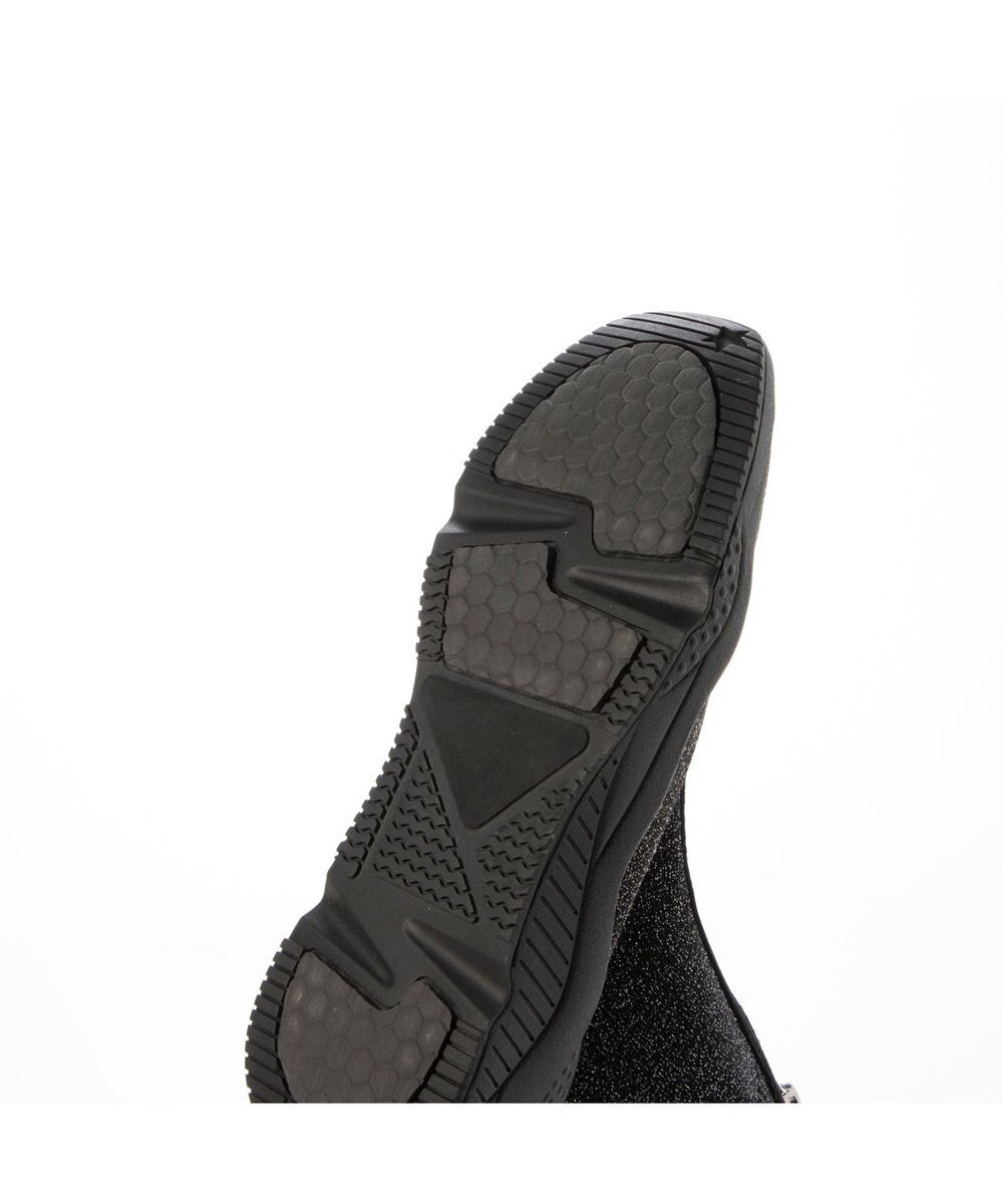 MODE ET JACOMO <carino>フロントジップニットブーツ 