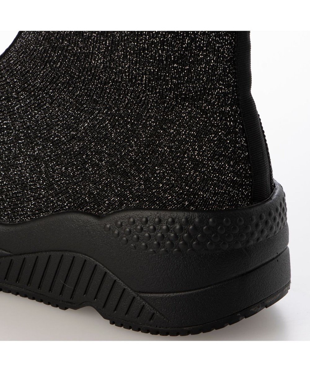 MODE ET JACOMO <carino>フロントジップニットブーツ 