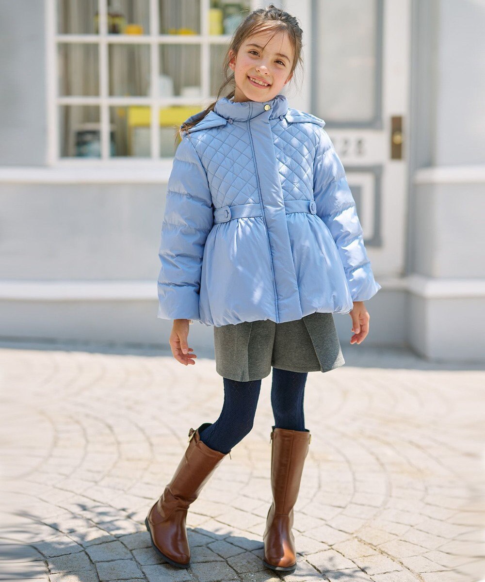組曲 KIDS 【110-140cm】キルティング 中綿コート 