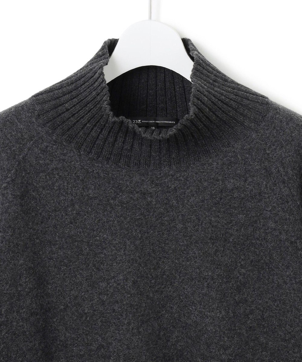 23区 S 【新色追加】ボイルドウールコンビニット チュニック 