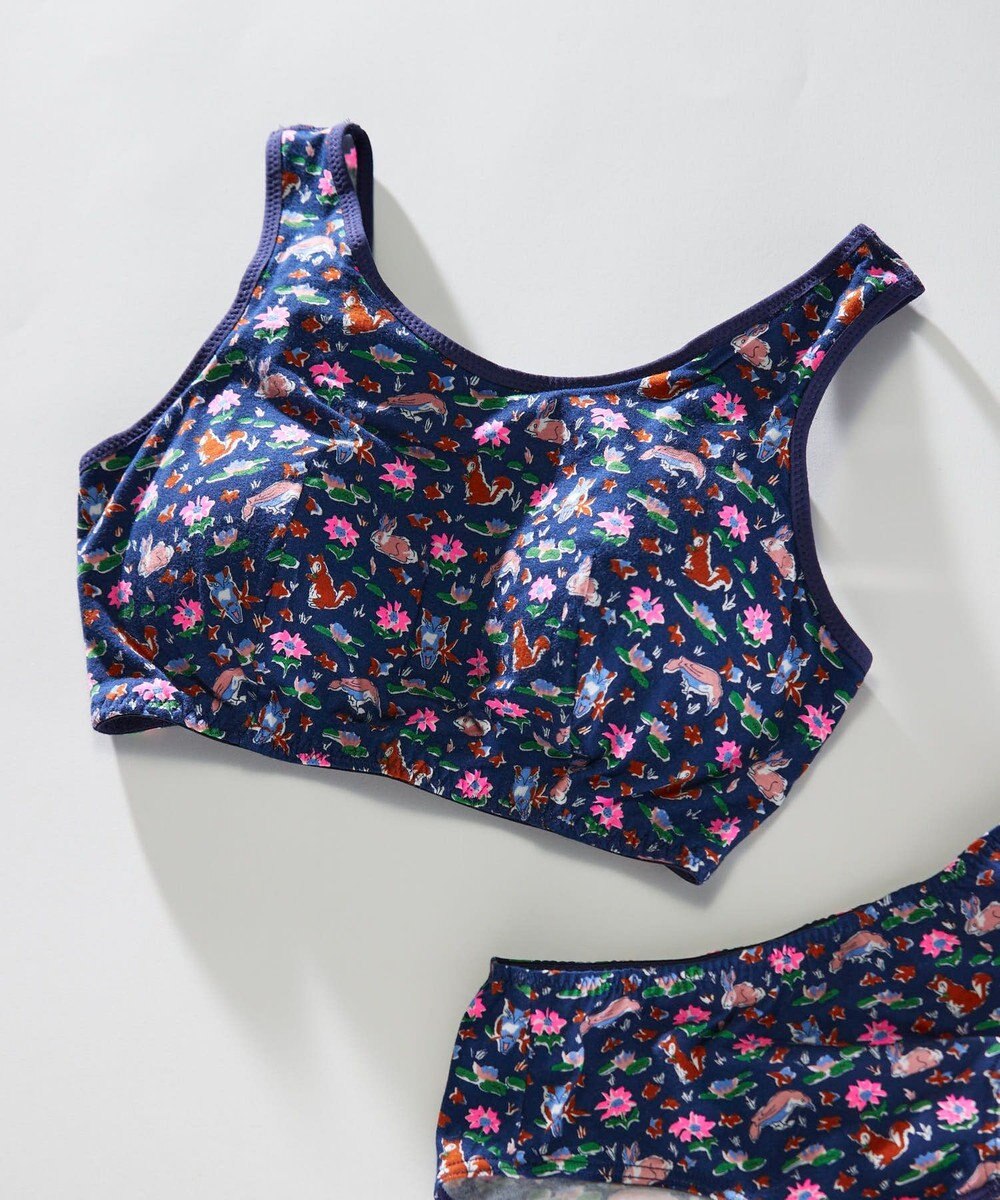 une nana cool MADE WITH LIBERTY FABRIC ナイトアップブラ 