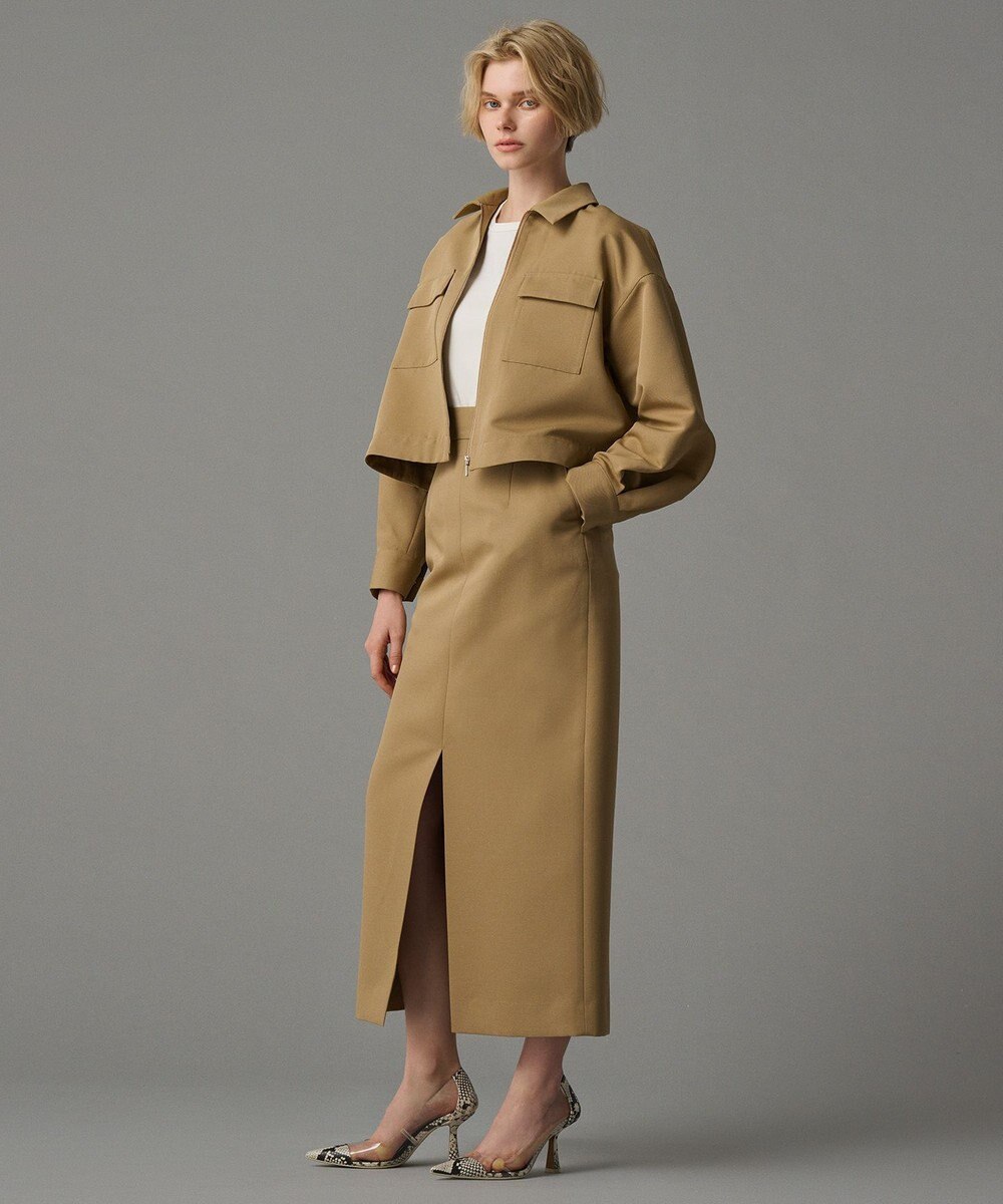 uncrave 【吸水速乾・洗濯機洗い可】エコ ドライ チノ Ｉラインスカート（uncrave STANDARD） 