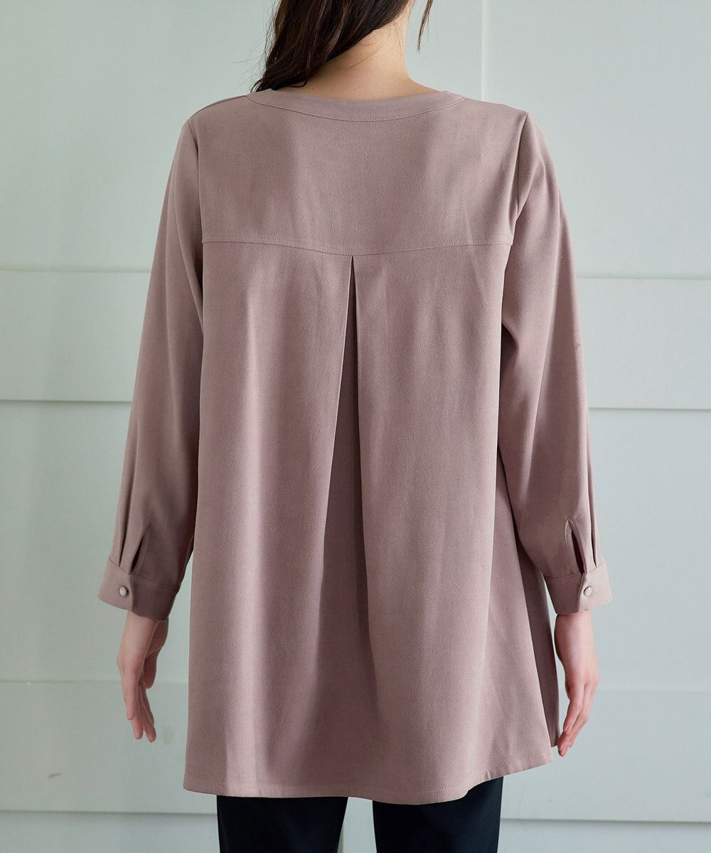 Tiaclasse L 【洗える】スエード調チュニック 