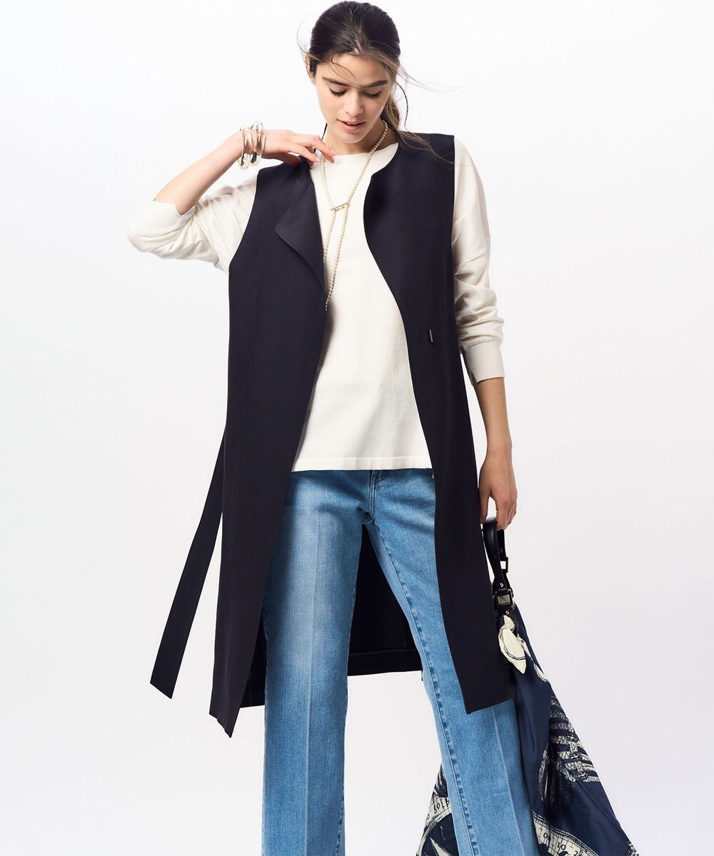 23区 クリップ パール ラリエット ネックレス 