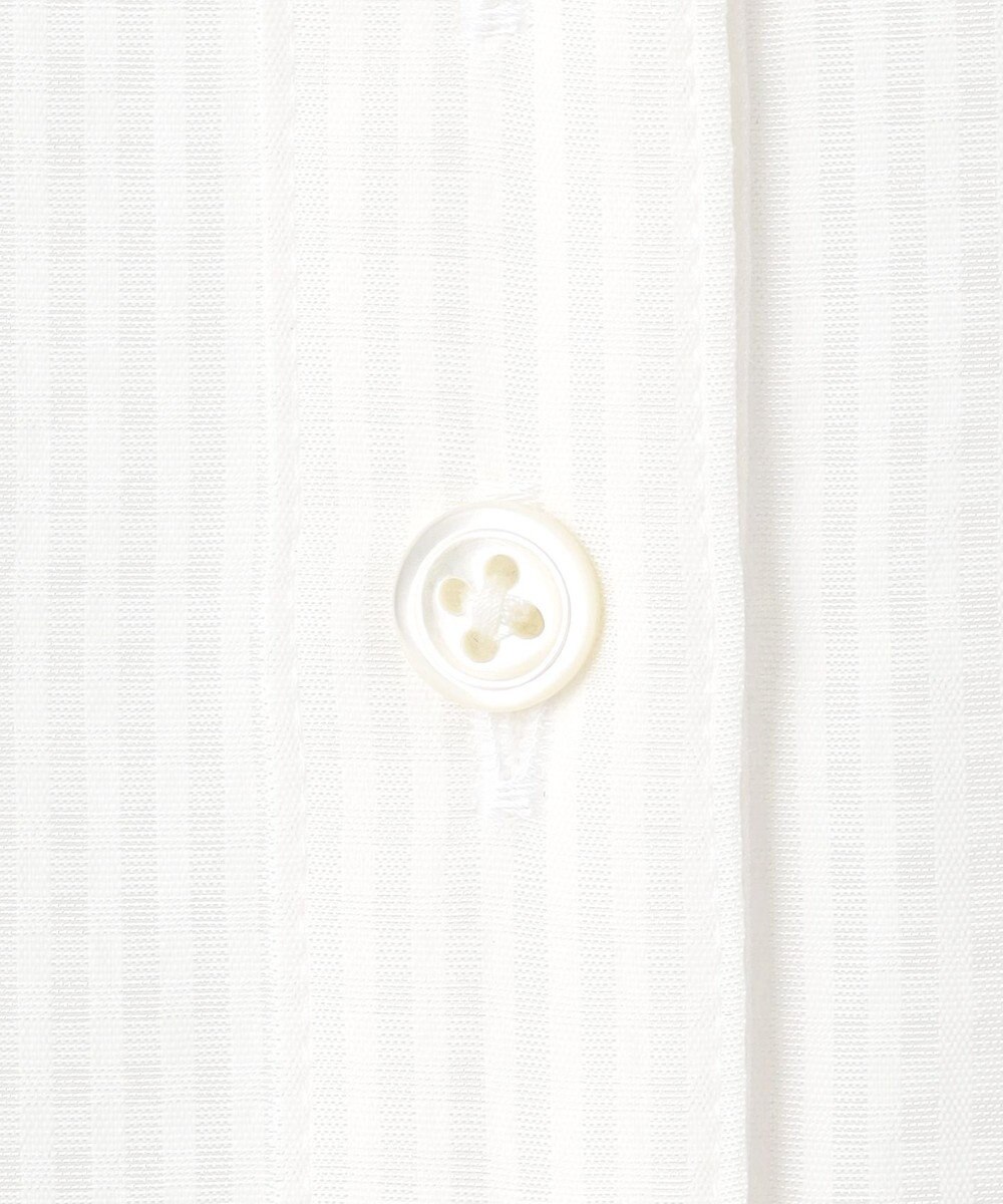 J.PRESS LADIES S 【洗える】アセVisシャドーギンガム タック ブラウス 