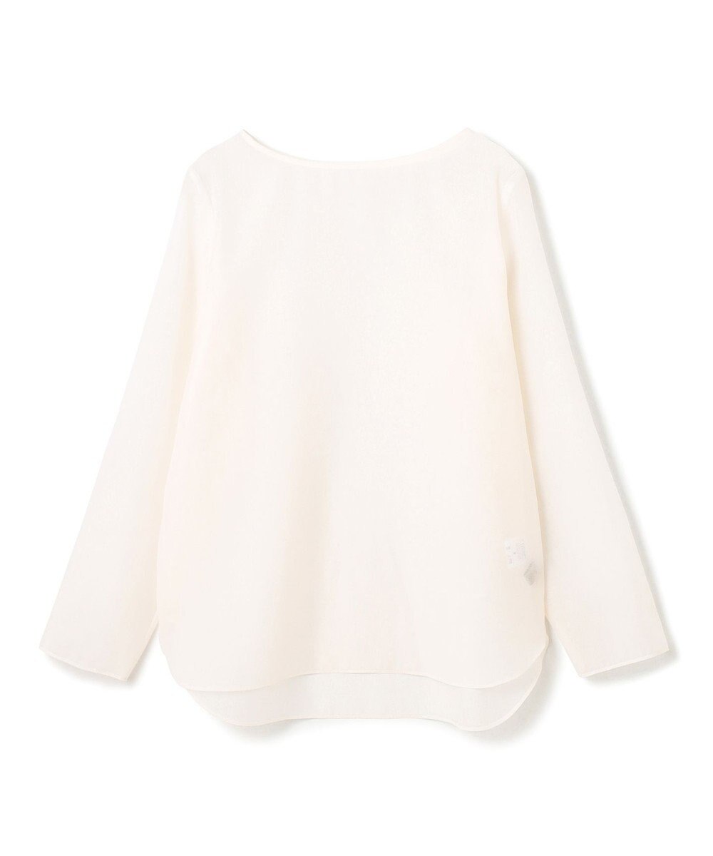 UNFILO シアー ラウンドテールブラウス 